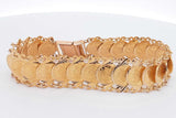 18k Yellow Gold Coin Style Link Bracelet 26.9 Grams 7 Inch Eb0426oxxzsa