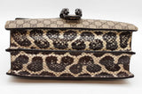 Gucci Dionysus Canvas Kingsnake Embroidery Python Shoulder Bag Eb0426llxzde