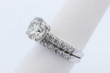 2.32cttw Diamond Ring In 10k White Gold Ring 5.1 Grams Size 6.5 Eb0826lxxzde