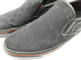 Gucci 212225 Black Monogram Gg Canvas Slip On Shoes Size Uk 9.5 Mens Do1024ixde