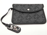 Michael Kors Black Logo Coated Canvas Flat Pouch Do0926orde
