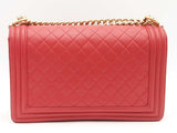 Chanel Large Boy Bag Red Handbag Aa1025ozxzsa
