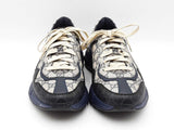 Gucci Rhyton Sneakers In Gg Supreme Monogram Coated Canvas Size 10.5 Men Fw00626lrxdu
