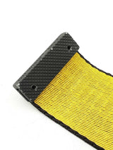 Off White C/o Virgil Abloh Industrial Belt In Yellow & Black Fw0925lxzdu