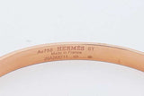 Hermes 18k Rose Gold Collier De Chien Bracelet 25 Grams Size St Eb0126pxxzsa
