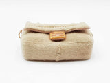 Fendi Nano Baguette Mink Crossbody Bag & Charm Fw0225loxzdu
