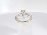 1.18 Cttw Diamond 14k White Gold Ring 2.4 Grams Size 6.5 Aa0225lcxzsa