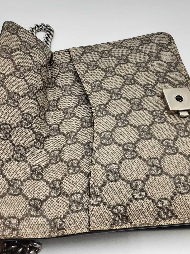 Gucci Dionysus Gg Supreme Monogram Canvas Crossbody Bag Eb1224pxzdu