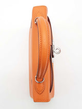 Hermes Mini Kelly Ii Sellier Orange Pink Chevre Mysore Palladium Shoulder Bag Do0225oxzxzde