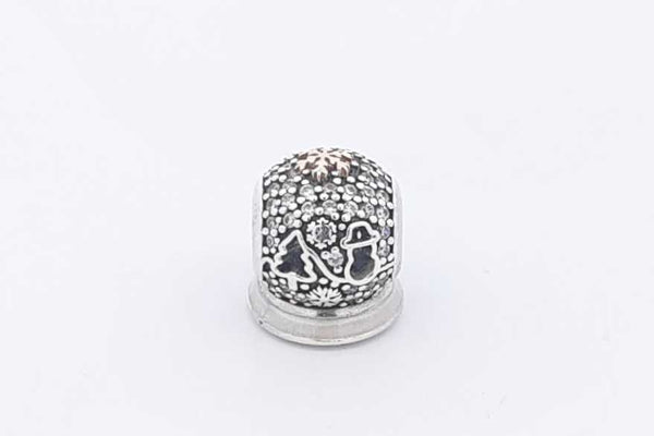 Pandora Sterling Silver 2015 Limited Edition Black Friday Wonderland Snow Globe Charm Eb0425isa