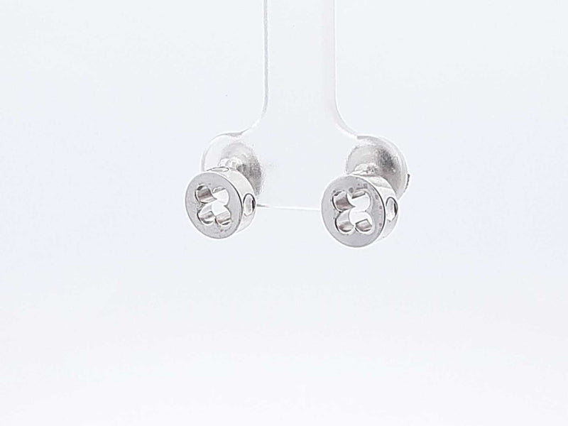Louis Vuitton Empreinte Stud Earrings In 18k White Gold 3.1 Grams Fw1125rzxdu