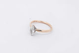 0.4ctw Marquis Diamond Ring In 14k Yellow Gold 2.5 Grams Size 6.5 Eb0925wlrsa