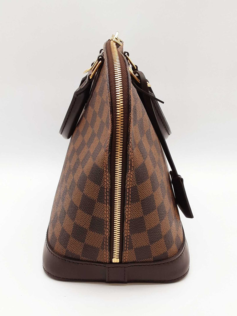 Louis Vuitton Alma Damier Ebene Hand Bag Sd0525ecrde