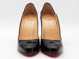 Christian Louboutin Wawy Dolly 100 Patent Black Size 38 Aa0826lorsa