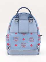 Mcm Visetos Mini Stark Bebe Boo Visetos Coated Canvas Backpack Fw1025orzdu