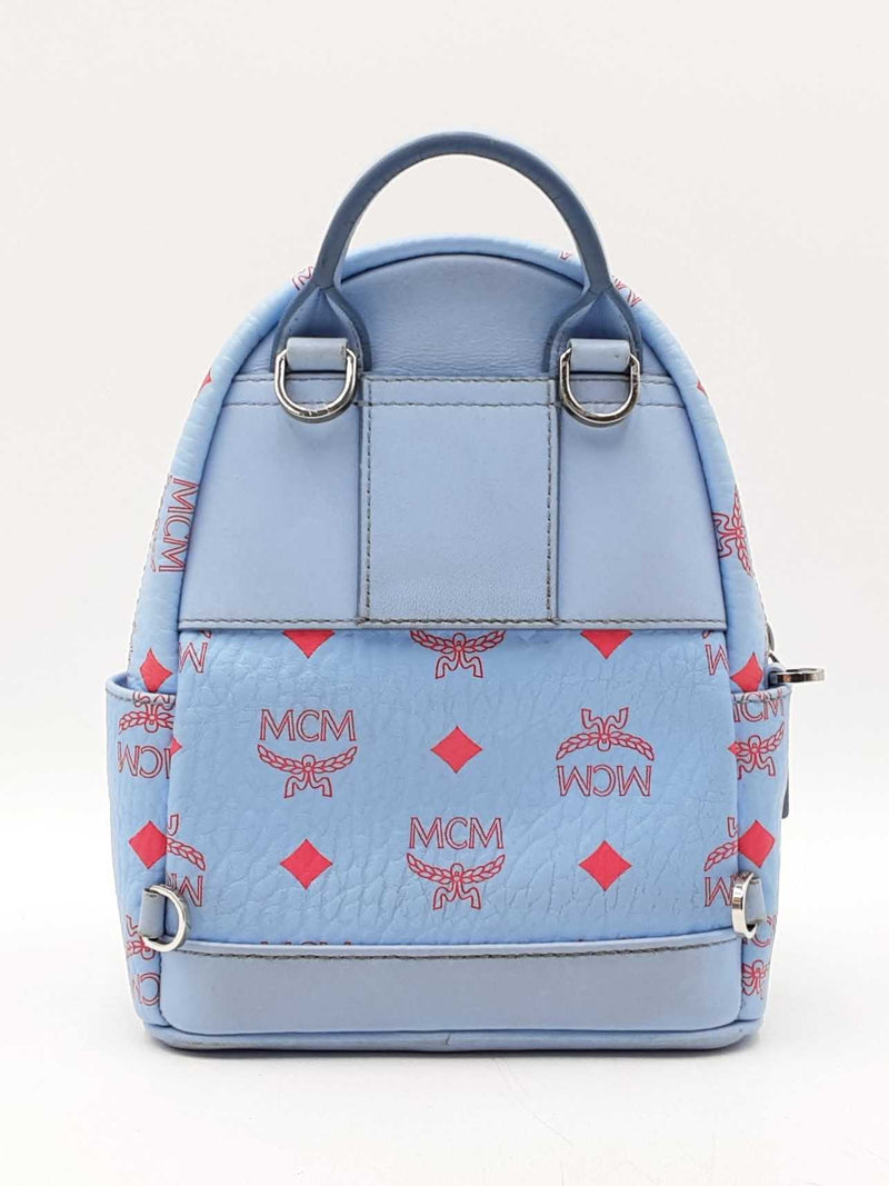 Mcm Visetos Mini Stark Bebe Boo Visetos Coated Canvas Backpack Fw1025orzdu