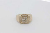 0.93cttw Diamond Ring In 10k Yellow Gold 5.5 Grams Size 11.5 Eb0926pxzsa