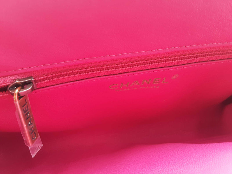 Chanel Timeless Pink Quilted Leather Clutch Eb0424exzsa