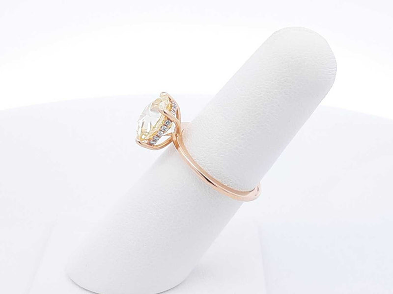3.38 Cttw Old Mine Diamond & 14k Gold Ring & Cert 2.6 Grams Size 6 Fw0725rzxzdu