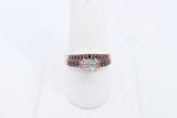 Approx. 0.2ctw Diamond Wedding Set In 14k Rose Gold 5.11g Size 8.25 Eb0124pxzsa