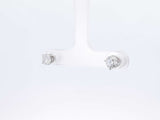 1.0 Cttw Diamond & 14k White Gold Stud Screwback Earrings 1 Gram Fw0725wxzdu