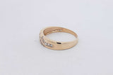 0.28cttw Diamond 10k Yellow Gold Ring 4.2 Grams Size 11.5 Eb0626orxsa