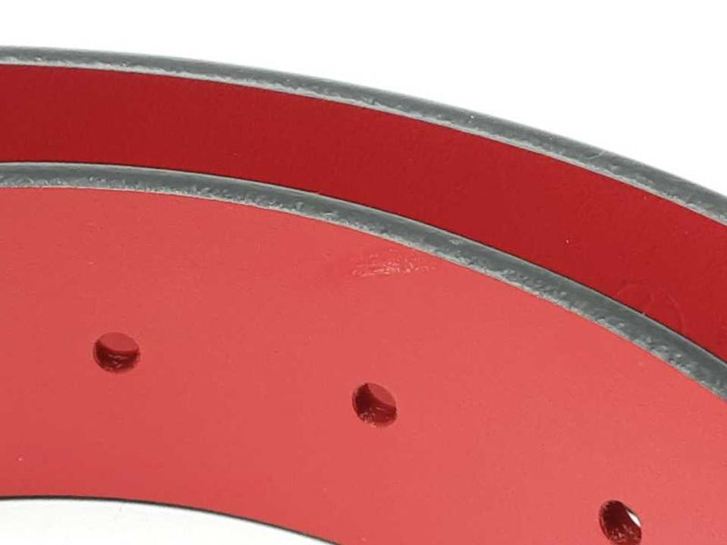 Louis Vuitton Paris Maison Fondee En 1854 Red Leather Belt Eb1224lrxdu