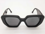 Gucci Gg0956s Large Geometric Black Frame Gray Lens Sunglasses Do0826lrxde