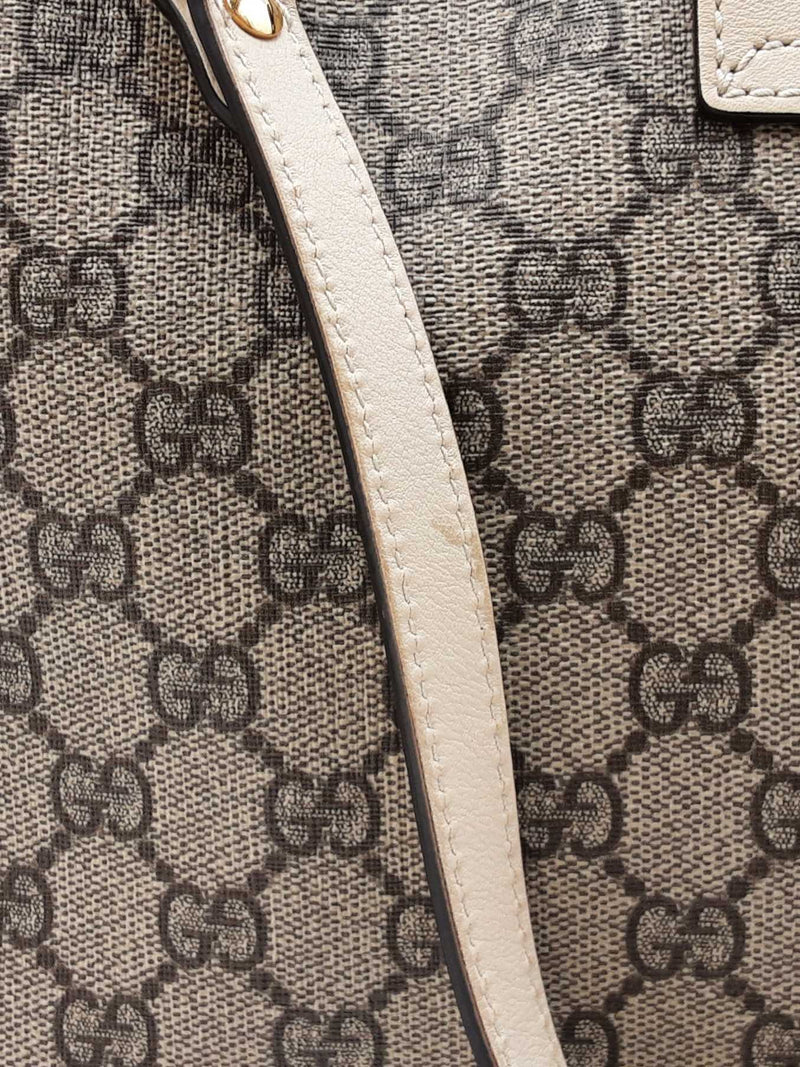 Gucci Medium Padlock Tote In Gg Supreme Monogram Coated Canvas Fw1125prrdu