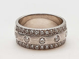 1.00 Cttw Lab Grown Diamonds 0.925 Silver 7.0g Ring Size 6.75 Do0525lopde
