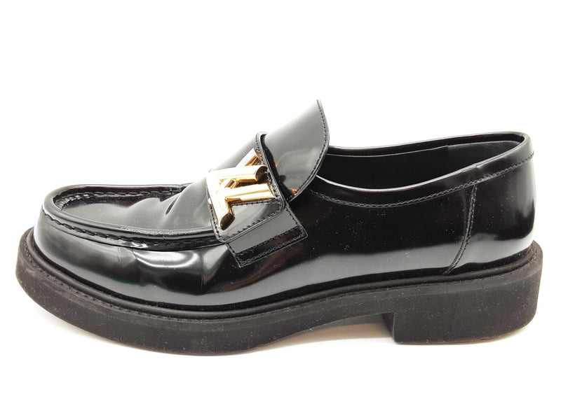 Louis Vuitton Academy Black Leather Loafers Size Eu 40 Do0125orxde