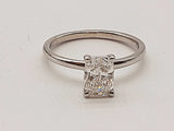 1.11 Carat Cushion Lab Grown Diamond 14k Wg 2.1g Ring Size 6.5 Do0326rrxde