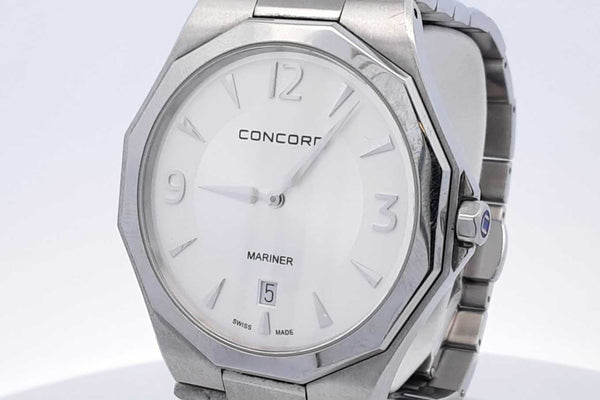 Concord Mariner Quartz 40mm Stainless Steel Watch Eb1124oxzsa