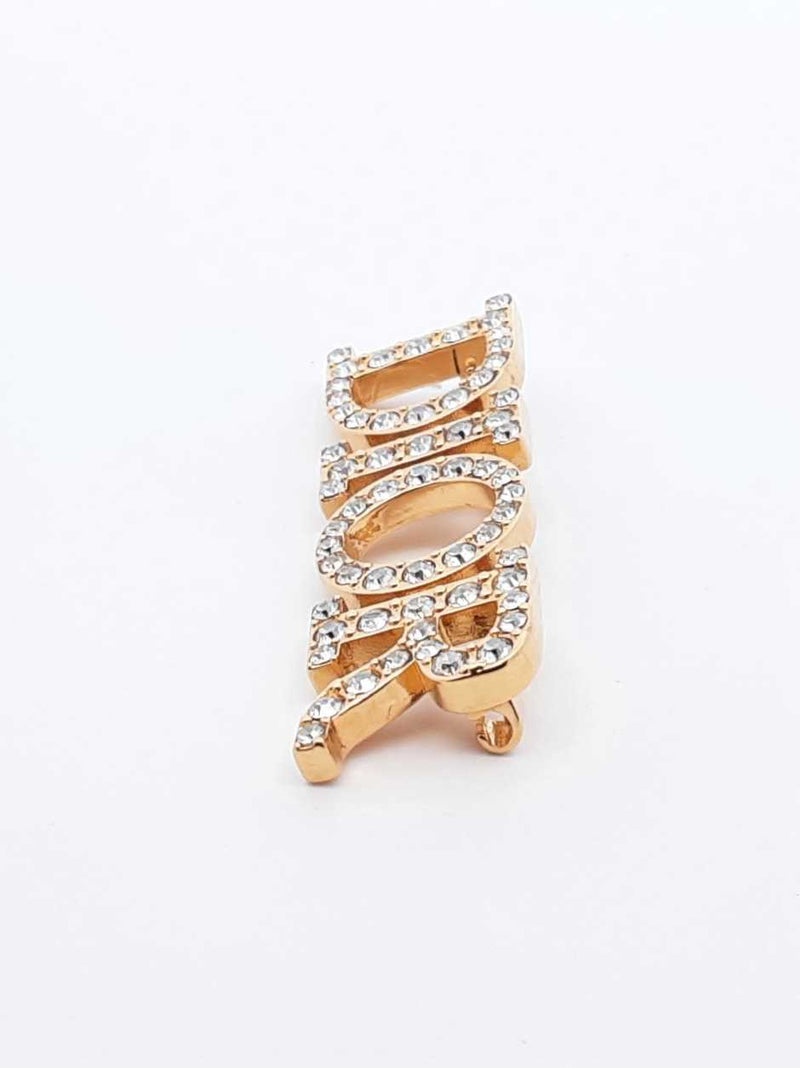 Christian Dior Dio(r)evolution Gold-tone & Crystal Brooch Fw1025exdu