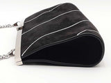 Christian Louboutin Palmette Clutch Bag In Black Suede Aa0526ozxsa