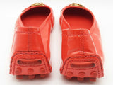 Louis Vuitton Red Orange Patent Leather Flats Size Eu 39.5 Do0925oxzde