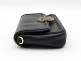 Tory Burch Amanda Mini Crossbody In Black Pebbled Leather Fw0126wrdu