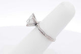 2.52ctw Princess Cut Diamond Ring In 14k White Gold 3.1g Size 5.25 Eb0326prxzsa