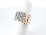 1.32 Cttw Diamond & 10k Yellow Gold Cluster Ring 11.1 Gram Size 5.75 Fw0626irxdu