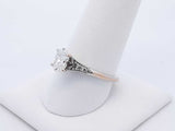 0.98 Cttw Diamond & 18k White Gold Ring With Gia Cert 3 Grams Size 8.75 Fw1224lexzdu