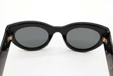 Versace Medusa Black & White Stripe Sunglasses 4353 Eb0926crde