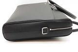 Yves Saint Laurent Black Leather Duffle Breifcase Eb0526ixzde