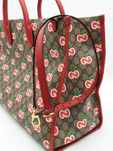 Gucci Gg Supreme Les Pommes Apple Monogram Tote Bag Eb0626crxsa