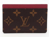 Louis Vuittion Card Holder Brown Monogram Wallet Aa0426lzxsa