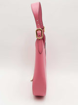 Prada Enamel Triangle Cleo Pink Handbag Aa0126czxsa