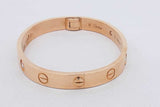 Cartier 18k Yellow Gold Diamond Love Bracelet 27.8 Grams Size 15 Eb0826cxxzsa