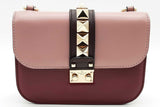 Valentino Garavani Glam Lock Studded Leather Shoulder Bag Eb0426wxzde
