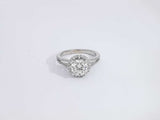 1 Cttw Diamond 14k White Gold Ring 2.8 Grams Size 4 Aa0525lerzsa