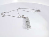 2.10 Cttw Diamond 14k White Gold 6 Grams Pendant Chain 16 In Aa0925pzxsa