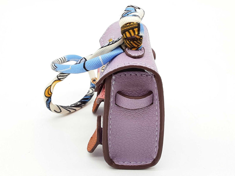 Lilac Purple Doll Mini Bag Charm Do0725cde